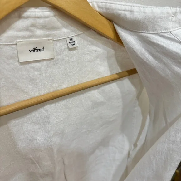 Aritzia Wilfred White Eleta Linen Maxi Dress - Picture 8 of 15